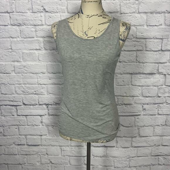 None and/or Unknown Tops - Soft Gray Layering Tank Top - Great Condition!